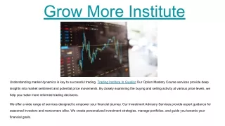 Grow More Institute web