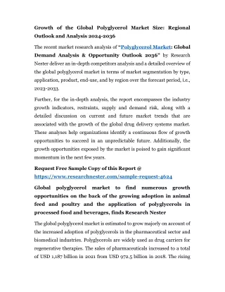 Polyglycerol Market