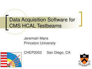 Data Acquisition Software for CMS HCAL Testbeams