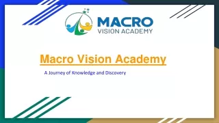 Explore CBSE Schools in Burhanpur: Macro Vision Academy Insights