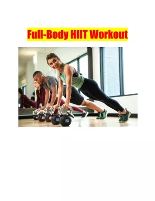 Full-Body HIIT Workout