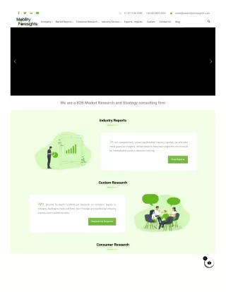 mobility  foresights , we are learding market research company