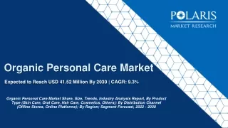 Organic Personal Care Market Rising Demand and Future Scope by 2032