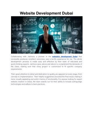 Website Development Dubai