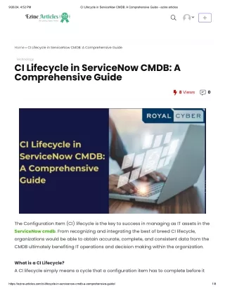 CI Lifecycle in ServiceNow CMDB_ A Comprehensive Guide