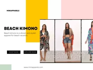 Mini Apparels' Beach Kimonos: The Ultimate Comfort and Style