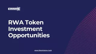 RWA Token Investment Opportunities