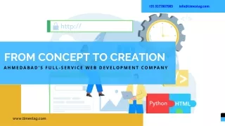 From Concept to Creation: Ahmedabad's Full-Service Web Development Company