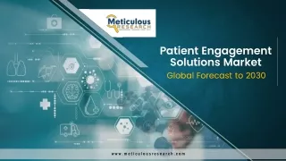 Patient Engagement Solutions Market on a Robust Growth Path as Telehealth