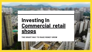 Commercial retail shops