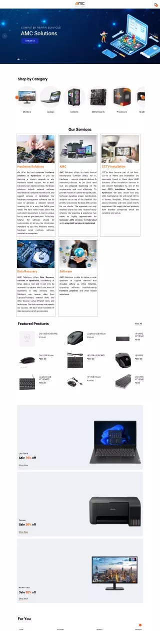CCTV Installation Services Hyderabad | AMC Solutions
