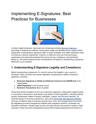 Implementing E-Signatures_ Best Practices for Businesses