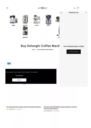 Buy DeLonghi Coffee Machines Online in India – Elevate Your Coffee Experience To