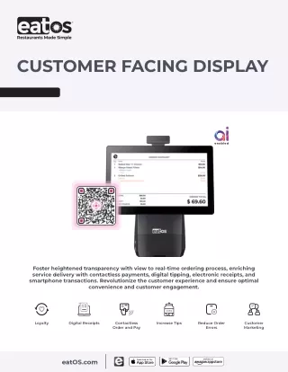 Customer Facing Display | eatOS POS for Restaurants