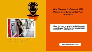 Why Choose a Professional ATM Management Company for Your Business