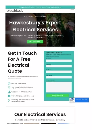 Electrician Windsor