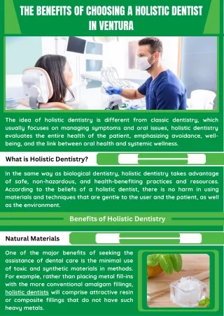 Holistic Solutions for Dental Wellness