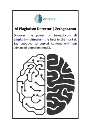 Ai Plagiarism Detector  Zerogpt.com