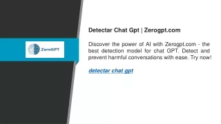 Detectar Chat Gpt   Zerogpt.com