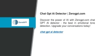 Chat Gpt Ai Detector   Zerogpt.com