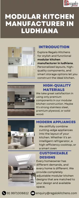Modular Kitchen Manufacturer In Ludhiana