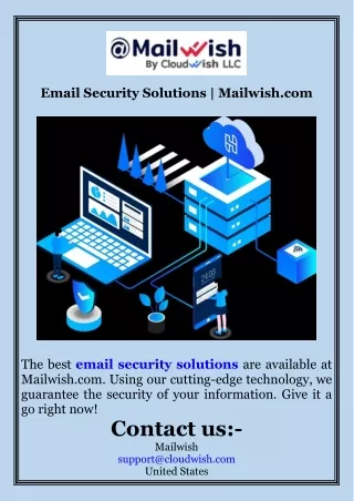 Email Security Solutions  Mailwish.com