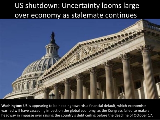 US shutdown: Uncertainty looms large over economy