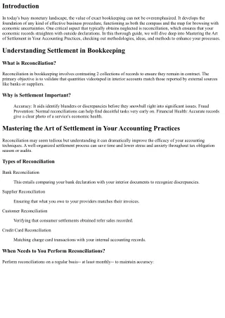 Grasping the Art of Reconciliation in Your Bookkeeping Practices