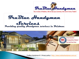 TruBlueHandyman Brisbane - Quality Handyman Services