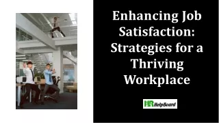 Job Satisfaction Meaning