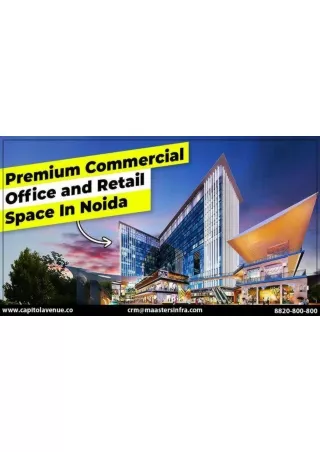 Commercial Space in Noida Extension| Capitol Avenue