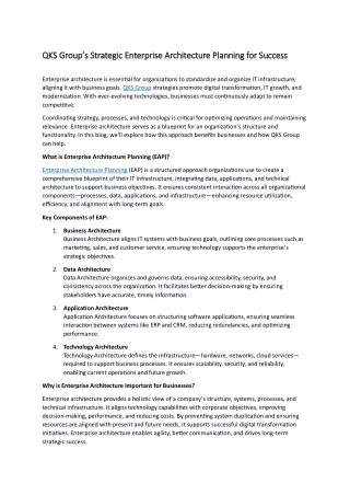 QKS Group Strategic
