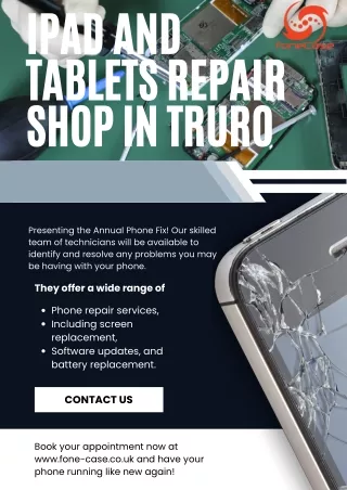 Ipad and Tablets Repair Shop in Truro