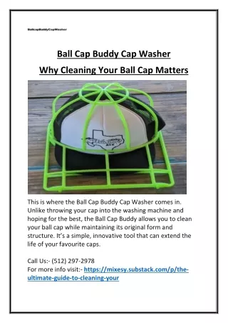 Best Ballcap Washer Keep Your Caps Clean and Shaped