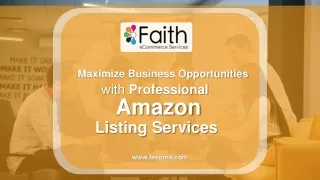 Maximize Business Opportunities with Professional Amazon Listing Services