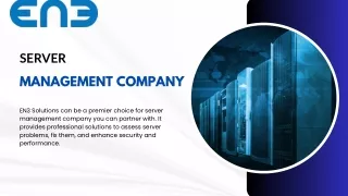 Are You Searching For Server Management Company