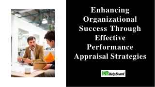 Performance Appraisal in HRM