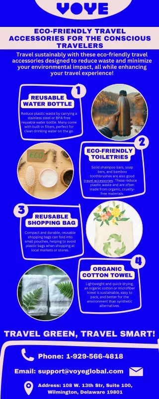 Eco-Friendly Travel Accessories: Pack Light, Leave a Smaller Footprint