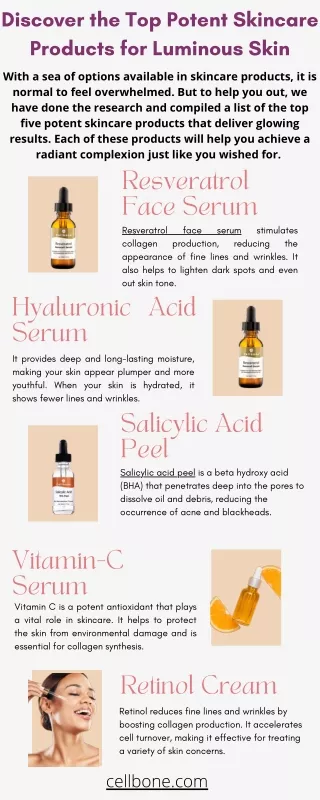 Discover the Top Potent Skincare Products for Luminous Skin