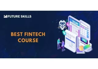 Fintech certification course can advance your career to another level