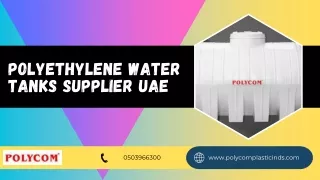 polyethylene water tanks supplier uae pdf