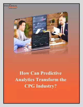 How Can Predictive Analytics Transform the CPG Industry