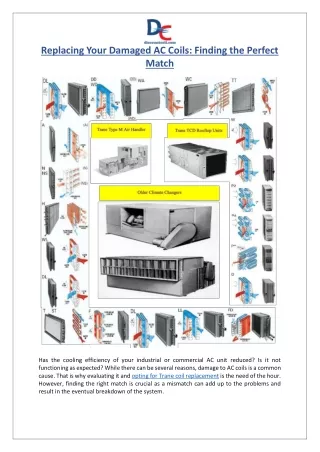 Replacing Your Damaged AC Coils- Finding the Perfect Match