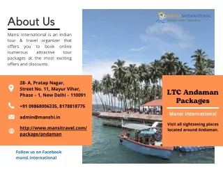 LTC Andaman Packages