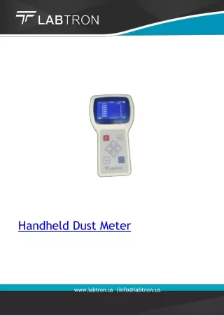 handheld dust monitor.