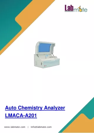 Auto Chemistry Analyzer 200