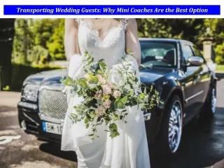 Transporting Wedding Guests: Why Mini Coaches Are the Best Option