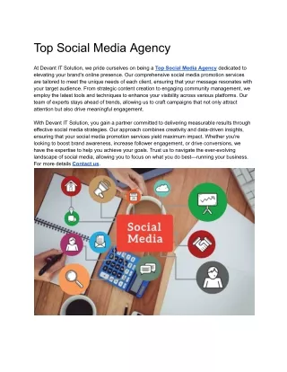 Top Social Media Agency