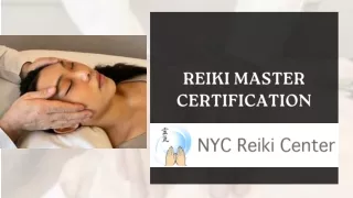 Reiki Master Certification