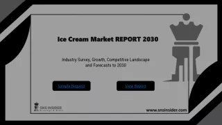 Ice Cream Market